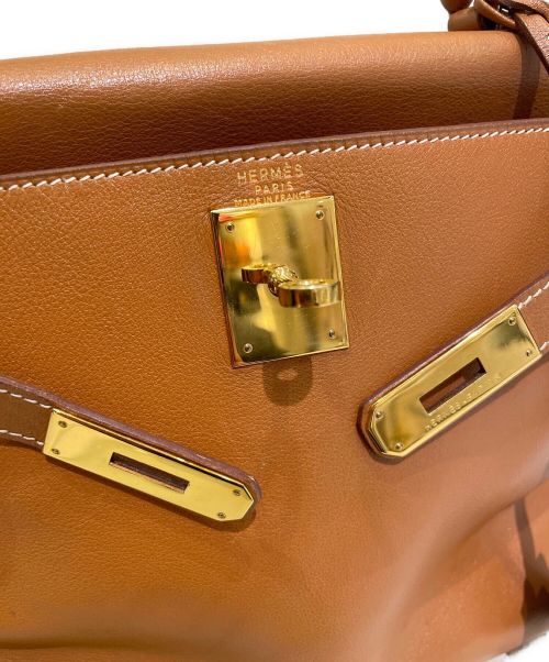 HERMES（エルメス）HERMES (エルメス) ケリー28 内縫い ゴールド サイズ:28の古着・服飾アイテム