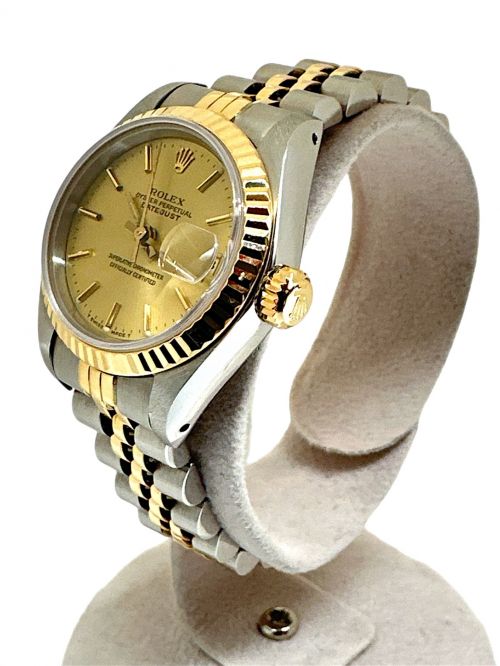 ROLEX（ロレックス）ROLEX (ロレックス) デイトジャスト シャンパンゴールド サイズ:26mmの古着・服飾アイテム