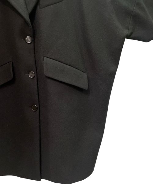 MM6 Maison Margiela（エムエムシックスメゾンマルジェラ）MM6 Maison Margiela (エムエムシックス メゾンマルジェラ) オーバーコート ブラック サイズ:38の古着・服飾アイテム