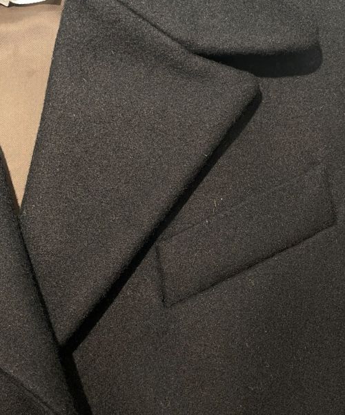 MM6 Maison Margiela（エムエムシックスメゾンマルジェラ）MM6 Maison Margiela (エムエムシックス メゾンマルジェラ) オーバーコート ブラック サイズ:38の古着・服飾アイテム