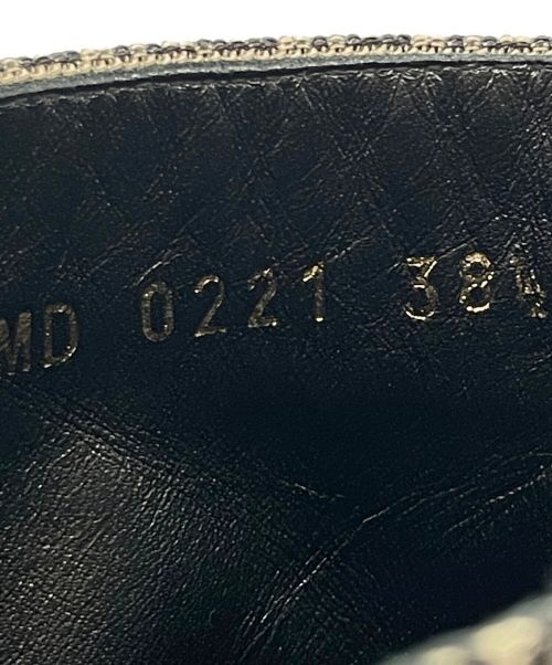 Christian Dior（クリスチャン ディオール）Christian Dior (クリスチャン ディオール) D-MAJORブーツ ブラック×ベージュ サイズ:38 1/2の古着・服飾アイテム