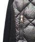 中古・古着 MONCLER (モンクレール) CARDIGAN TRICOT ダウンカーディガン ブラック サイズ:XS：69800円