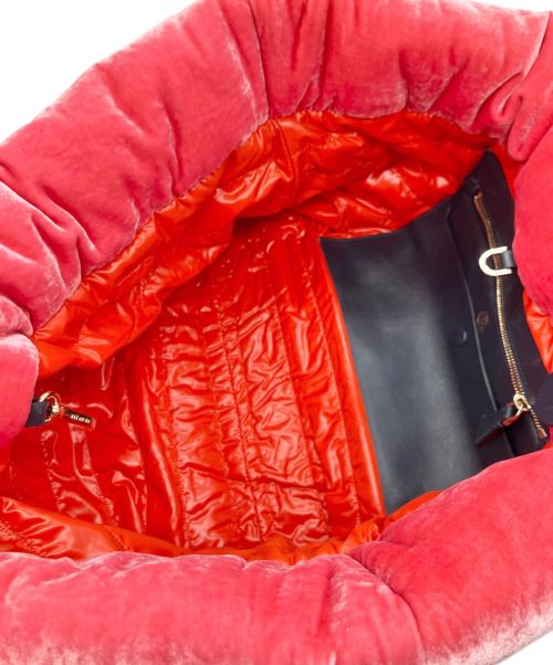 MONCLER（モンクレール）MONCLER (モンクレール) POWDER TOTE ピンクの古着・服飾アイテム
