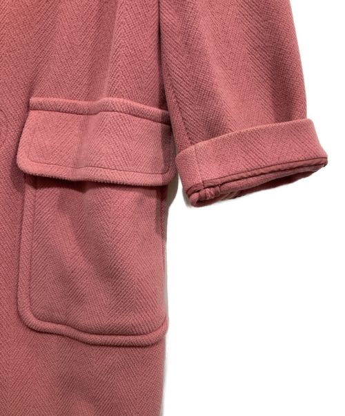 OLD ENGLAND（オールドイングランド）OLD ENGLAND (オールドイングランド) ダッフルコート ピンク サイズ:Freeの古着・服飾アイテム