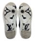 中古・古着 LOUIS VUITTON (ルイ ヴィトン) レザースニーカー ホワイト×グレー サイズ:36：49800円