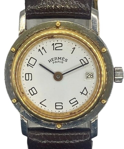 HERMES（エルメス）HERMES (エルメス) クリッパー ホワイトの古着・服飾アイテム
