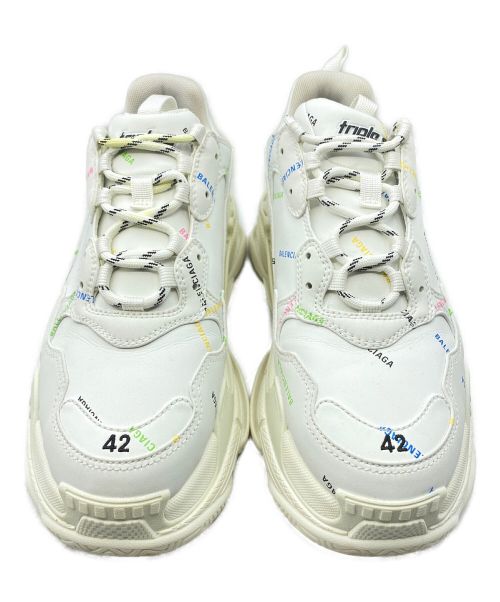 BALENCIAGA（バレンシアガ）BALENCIAGA (バレンシアガ) TRIPLE S ホワイト サイズ:42の古着・服飾アイテム