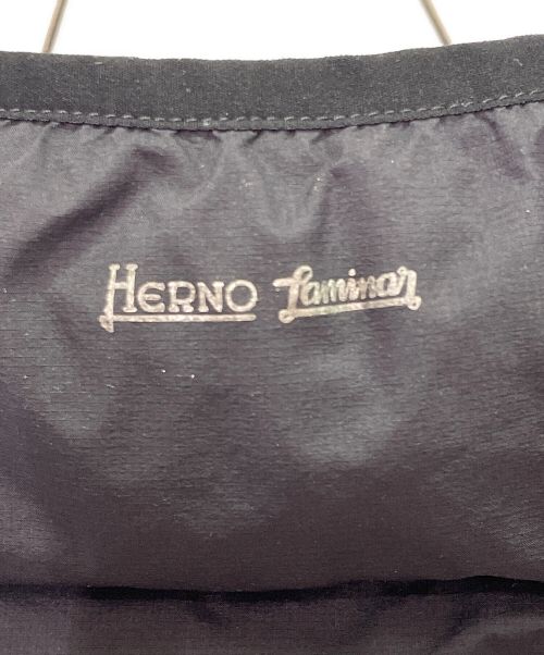 HERNO（ヘルノ）HERNO (ヘルノ) ダウンベスト LAMINAR ブラック サイズ:46の古着・服飾アイテム
