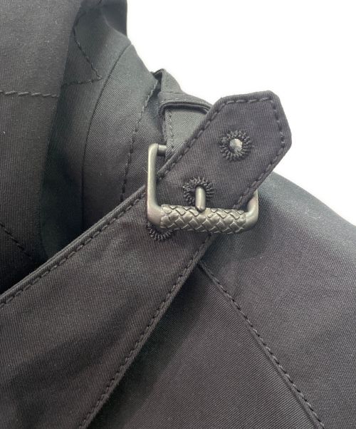 BOTTEGA VENETA（ボッテガベネタ）BOTTEGA VENETA (ボッテガベネタ) 外套 トレンチ コート  ブラック サイズ:40の古着・服飾アイテム
