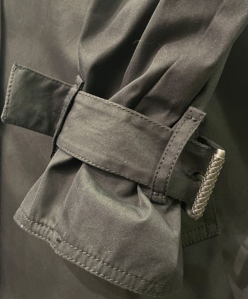 BOTTEGA VENETA（ボッテガベネタ）BOTTEGA VENETA (ボッテガベネタ) 外套 トレンチ コート  ブラック サイズ:40の古着・服飾アイテム