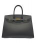 HERMES（エルメス）の古着「バーキン セリエ 35/ゴールド金具/ヴォーエプソン/ブラック/Y刻印」｜ブラック×ゴールド金具