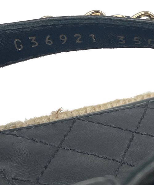 CHANEL（シャネル）CHANEL (シャネル) チェーン サンダル ブラック サイズ:35の古着・服飾アイテム