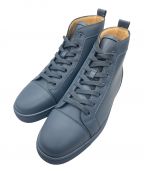 Christian Louboutinクリスチャン・ルブタン）の古着「LOUIS FLAT CALF スニーカー」｜ブルー