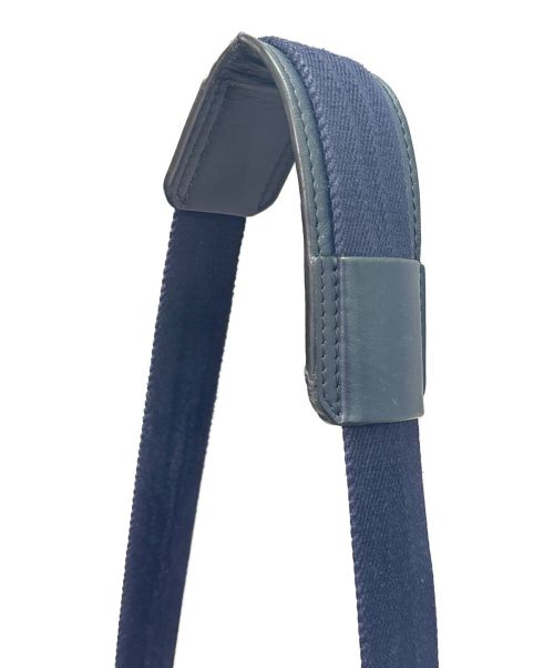 LOEWE（ロエベ）LOEWE (ロエベ) ミリタリー メッセンジャーバッグXS ネイビーの古着・服飾アイテム