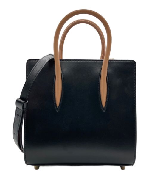 Christian Louboutin（クリスチャン・ルブタン）Christian Louboutin (クリスチャン・ルブタン) スタッズショルダーバッグ ブラック×レッド サイズ:-の古着・服飾アイテム