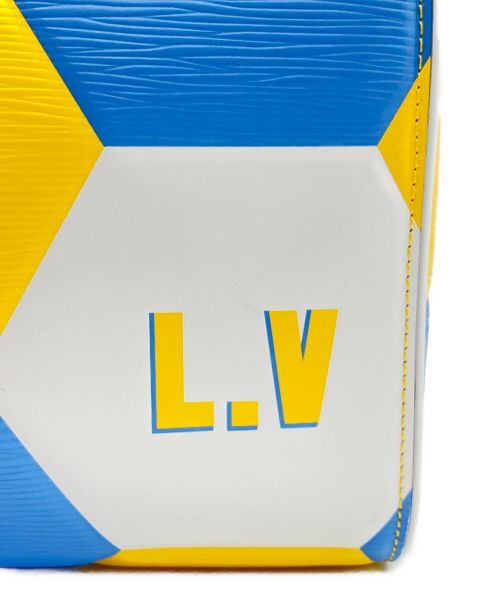 LOUIS VUITTON（ルイ ヴィトン）LOUIS VUITTON (ルイ ヴィトン) キーポル50 ホワイト×イエロー×ブルー サイズ:50の古着・服飾アイテム