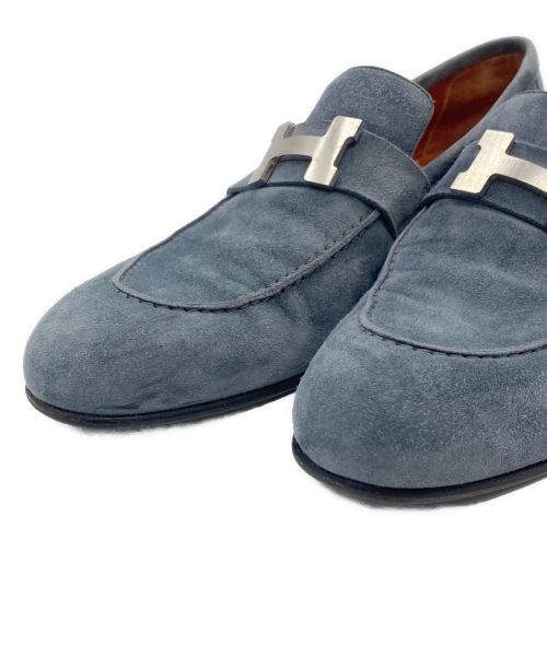 HERMES（エルメス）HERMES (エルメス) モカシン ロワイヤル ローファー ブルー サイズ:41の古着・服飾アイテム