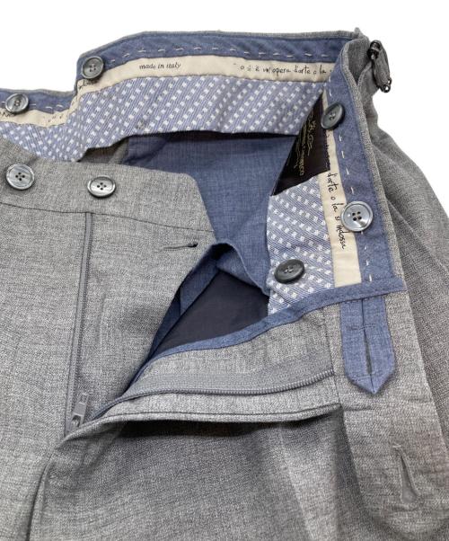 GERMANO（ジェルマーノ）GERMANO (ジェルマーノ) スラックス ライトグレー サイズ:44の古着・服飾アイテム