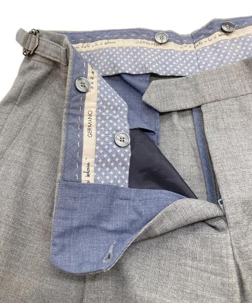 GERMANO（ジェルマーノ）GERMANO (ジェルマーノ) スラックス ライトグレー サイズ:44の古着・服飾アイテム