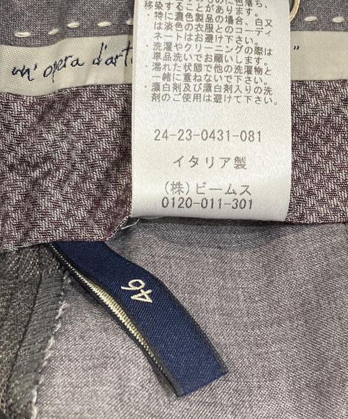 GERMANO（ジェルマーノ）GERMANO (ジェルマーノ) スラックス ライトグレー サイズ:46の古着・服飾アイテム