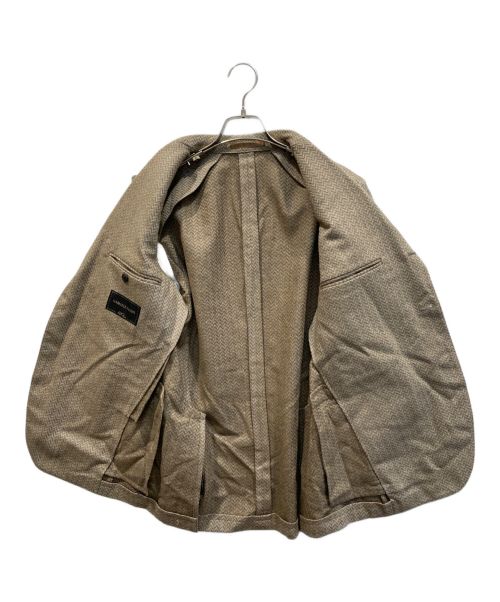 GABRIELE PASINI（ガブリエレパジーニ）GABRIELE PASINI (ガブリエレパジーニ) ヘリンボーンジャケット ブラウン サイズ:6の古着・服飾アイテム