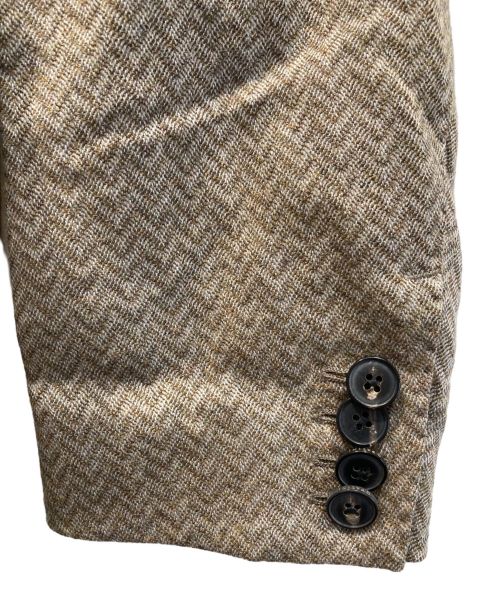 GABRIELE PASINI（ガブリエレパジーニ）GABRIELE PASINI (ガブリエレパジーニ) ヘリンボーンジャケット ブラウン サイズ:6の古着・服飾アイテム