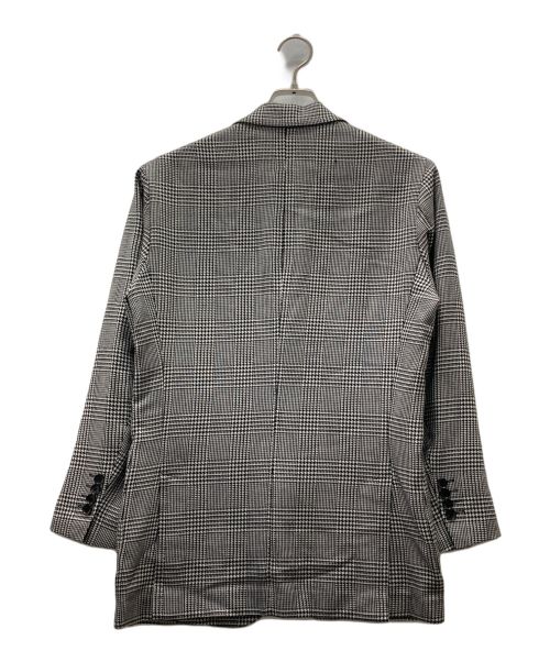 sartorio（サルトリオ）sartorio (サルトリオ) 千鳥格子ウールジャケット ライトグレー サイズ:46の古着・服飾アイテム