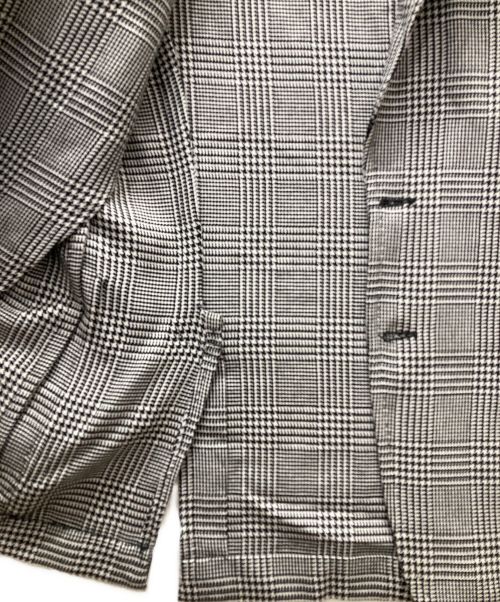 sartorio（サルトリオ）sartorio (サルトリオ) 千鳥格子ウールジャケット ライトグレー サイズ:46の古着・服飾アイテム