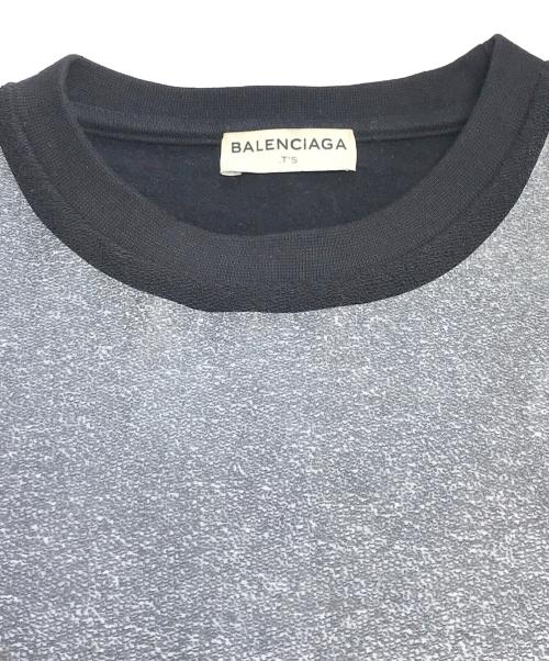 BALENCIAGA（バレンシアガ）BALENCIAGA (バレンシアガ) 切替スウェット ブラック×グレー サイズ:Sの古着・服飾アイテム