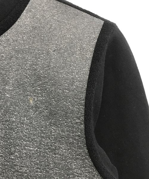BALENCIAGA（バレンシアガ）BALENCIAGA (バレンシアガ) 切替スウェット ブラック×グレー サイズ:Sの古着・服飾アイテム