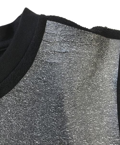 BALENCIAGA（バレンシアガ）BALENCIAGA (バレンシアガ) 切替スウェット ブラック×グレー サイズ:Sの古着・服飾アイテム