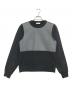 BALENCIAGA（バレンシアガ）の古着「切替スウェット」｜ブラック×グレー