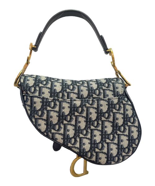 Christian Dior（クリスチャン ディオール）Christian Dior (クリスチャン ディオール) サドルバッグ ミニ トロッター ネイビー サイズ:mini/ミニの古着・服飾アイテム