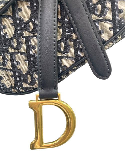 Christian Dior（クリスチャン ディオール）Christian Dior (クリスチャン ディオール) サドルバッグ ミニ トロッター ネイビー サイズ:mini/ミニの古着・服飾アイテム