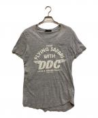 DSQUARED2ディースクエアード）の古着「VネックTシャツ」｜ライトグレー