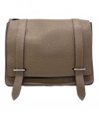 HERMESエルメス）の古着「スティーブカポラル 27/シルバー金具/トリヨンクレマンス/エトゥープ/X刻印」｜エトゥープ