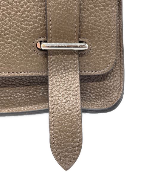 HERMES（エルメス）HERMES (エルメス) スティーブカポラル 27/シルバー金具/トリヨンクレマンス/エトゥープ/X刻印 エトゥープ サイズ:27の古着・服飾アイテム