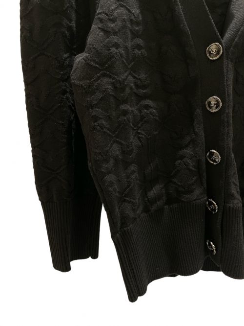 CHANEL（シャネル）CHANEL (シャネル) ココマーク カーディガン ブラック サイズ:36の古着・服飾アイテム