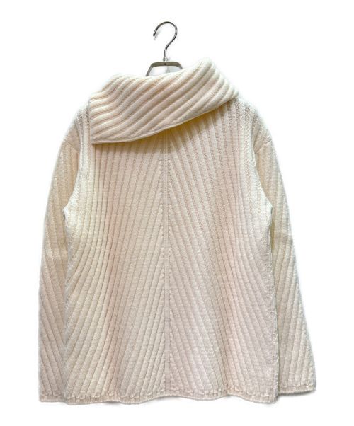 HERMES（エルメス）HERMES (エルメス) ハイネック リブニット アイボリー サイズ:34の古着・服飾アイテム