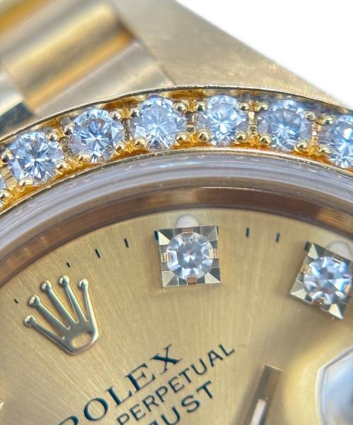 ROLEX（ロレックス）ROLEX (ロレックス) デイトジャスト レディ 10P ダイヤ Ref.69138G ゴールド サイズ:26mmの古着・服飾アイテム
