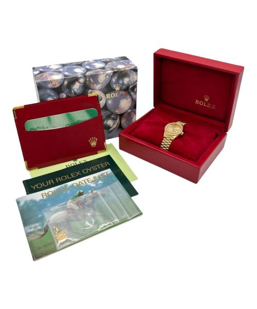 ROLEX（ロレックス）ROLEX (ロレックス) デイトジャスト レディ 10P ダイヤ Ref.69138G ゴールド サイズ:26mmの古着・服飾アイテム