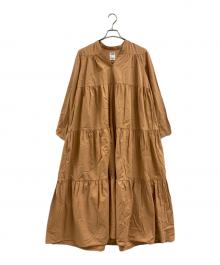 RHC Ron Herman（アールエイチシー ロンハーマン）の古着「RHC Ron Herman　ロングブラウスワンピース」｜オレンジ