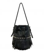 J&M DAVIDSONジェイ＆エム デヴィッドソン）の古着「レザーバッグ」｜ブラック