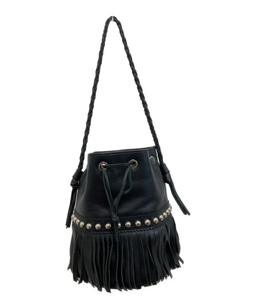 J&M DAVIDSON（ジェイ＆エム デヴィッドソン）J&M DAVIDSON (ジェイ＆エム デヴィッドソン) レザーバッグ ブラックの古着・服飾アイテム