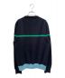 HERMES (エルメス) カシミヤ 総柄 ニット ネイビー サイズ:L：30000円