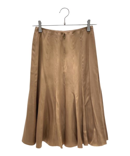 CHANEL（シャネル）CHANEL (シャネル) Coco Mark Silk Skirt ゴールド サイズ:34の古着・服飾アイテム