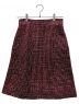 CHANEL（シャネル）の古着「Tweed skirt」｜レッド×ブラック