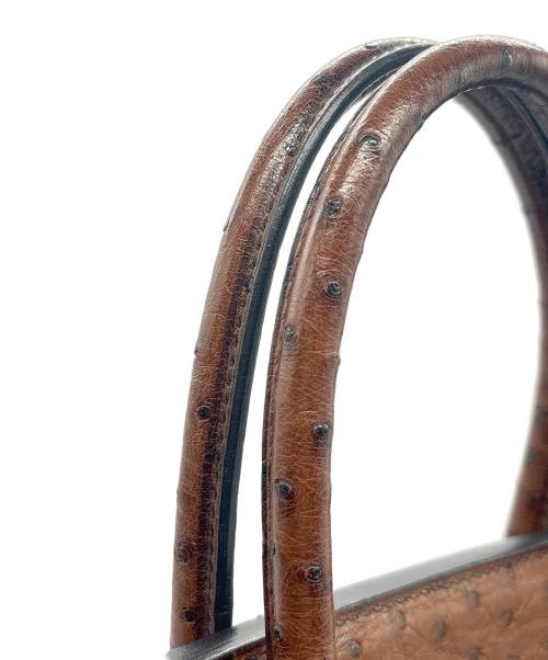 HERMES（エルメス）HERMES (エルメス) バーキン 30/ゴールド金具/オーストリッチ/ブラウン/□G刻印 ブラウン サイズ:30の古着・服飾アイテム