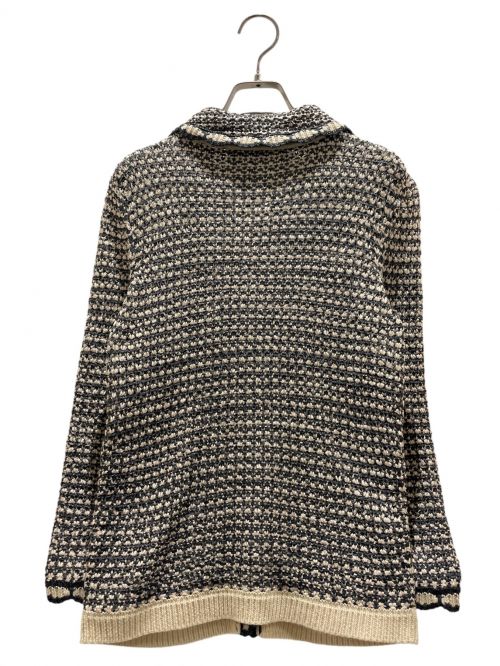 Christian Dior（クリスチャン ディオール）Christian Dior (クリスチャン ディオール) ニットカーディガン ホワイト サイズ:36の古着・服飾アイテム