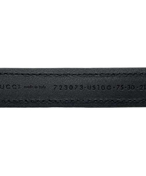 GUCCI（グッチ）GUCCI (グッチ) ブロンディ ベルト ブラック サイズ:75の古着・服飾アイテム